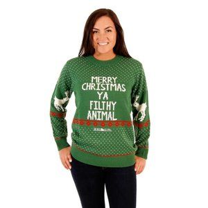Vintage Filthy Animal Ugly Christmas Sweater Small